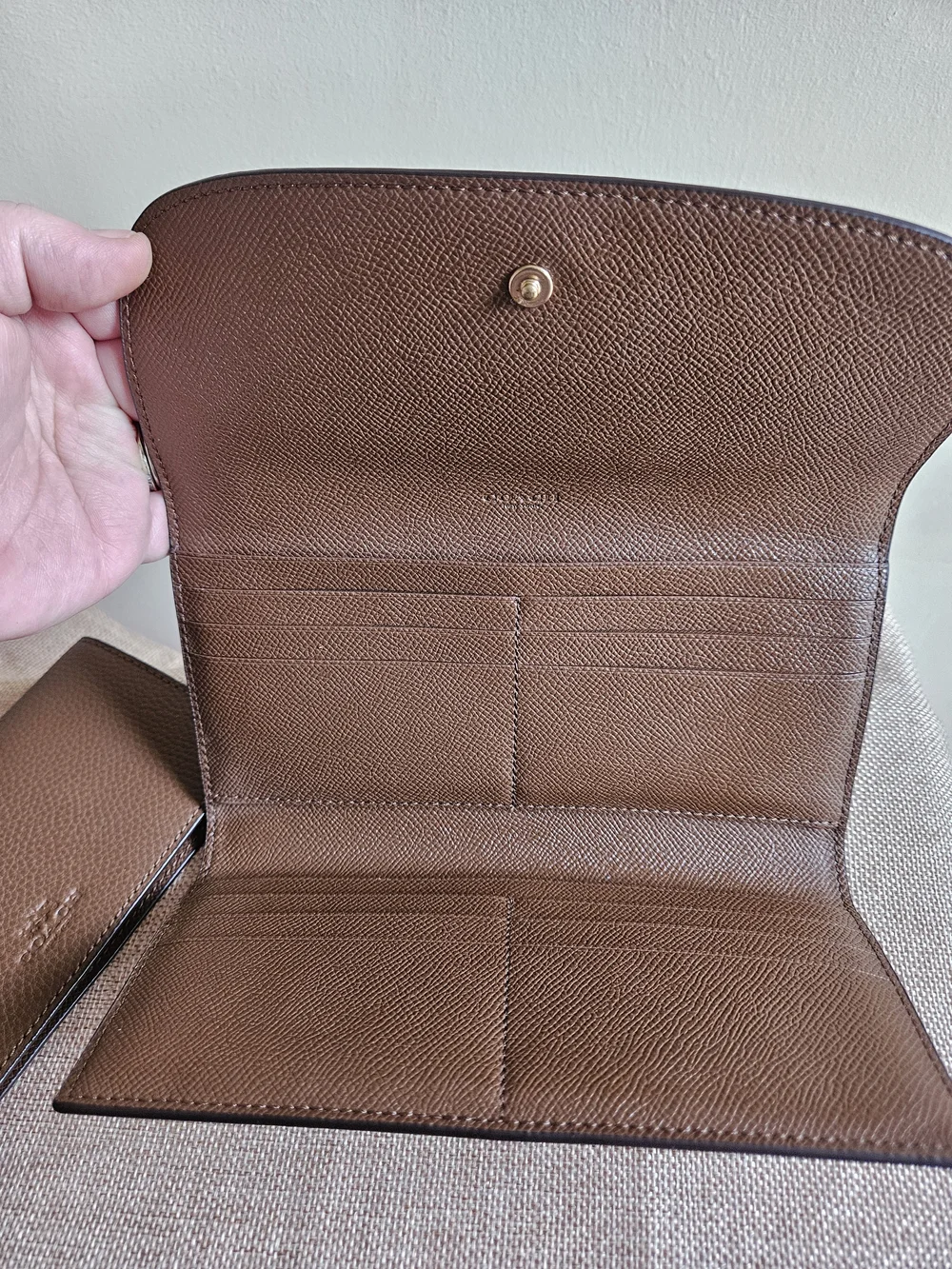Coach Mollie Signature Canvas Tote W/Checkbook Wallet - Picture 5 of 16